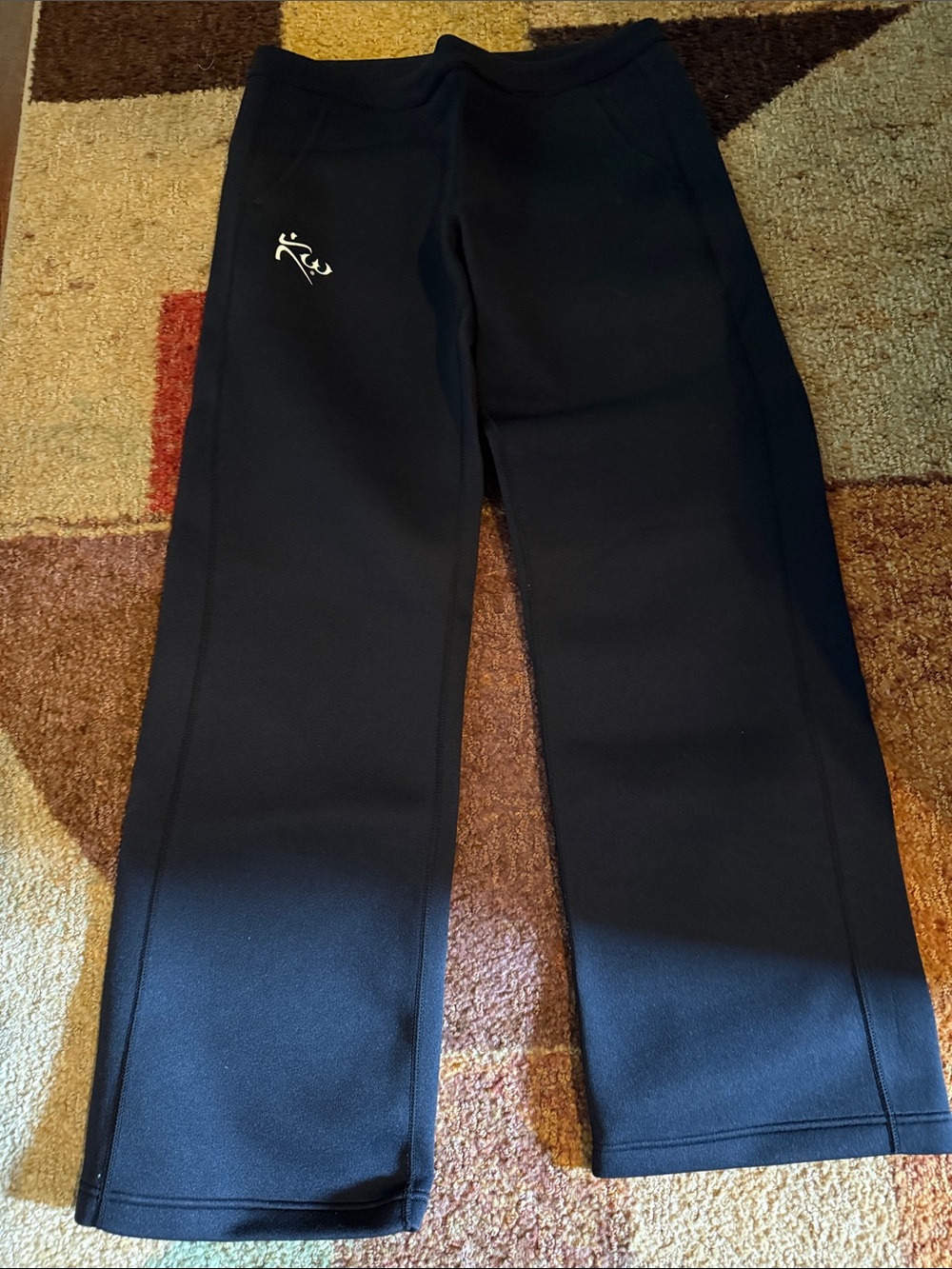 Kids Black Active Sweatpants